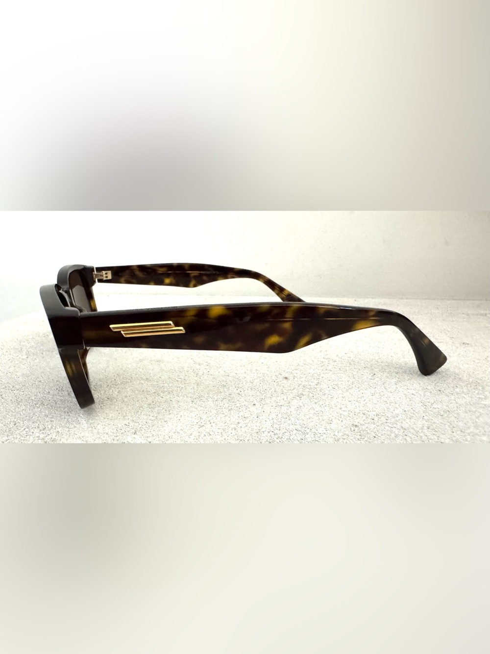 BOTTEGA VENETA - BV1146S Tortoise Brown Sunglasses Men’s Unisex Full Set - Picture 3 of 10